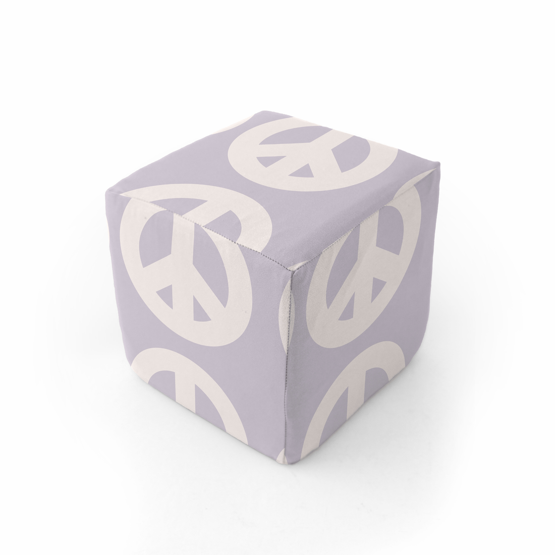 Lavender Peace Sign Play Cube - Tenth & Pine - Play Cube -