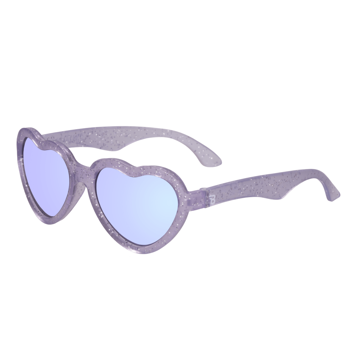 Lavender Shimmer | Purple Mirrored Lenses - Tenth & Pine - Sunglasses - Ages 0 - 2 - Limited Edition Heart - Babiators Sunglasses