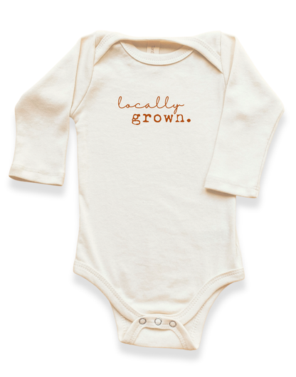 Locally Grown Organic Bodysuit Long Sleeve