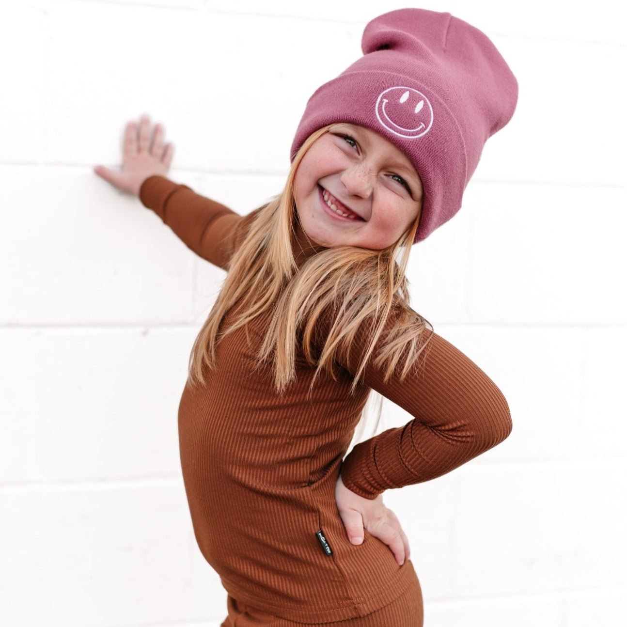LONG SLEEVE 2 PIECE SETS - Bark Ribbed - Tenth &amp; Pine - Bamboo 2 Piece PJ - RIB - 12/18m