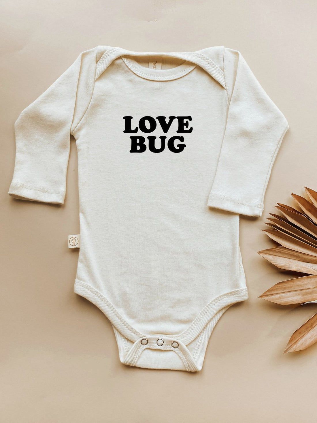 Love Bug - Long Sleeve Organic Cotton Bodysuit - Tenth &amp; Pine - Long Sleeve Onesie