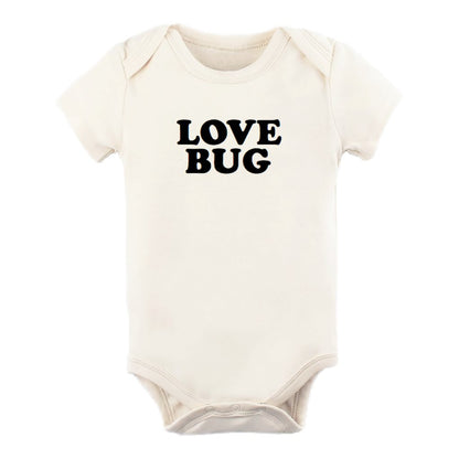 Love Bug - Organic Cotton Bodysuit - Tenth &amp; Pine - Short Sleeve Onesie