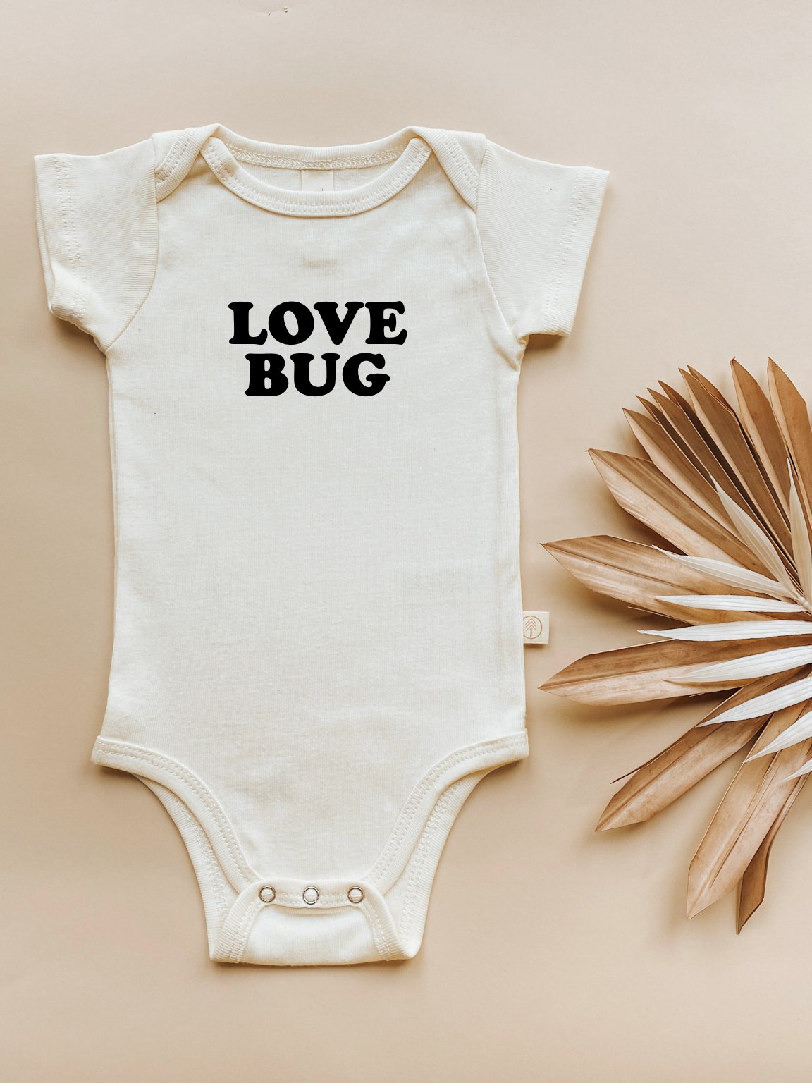 Love Bug - Organic Cotton Bodysuit - Tenth &amp; Pine - Short Sleeve Onesie