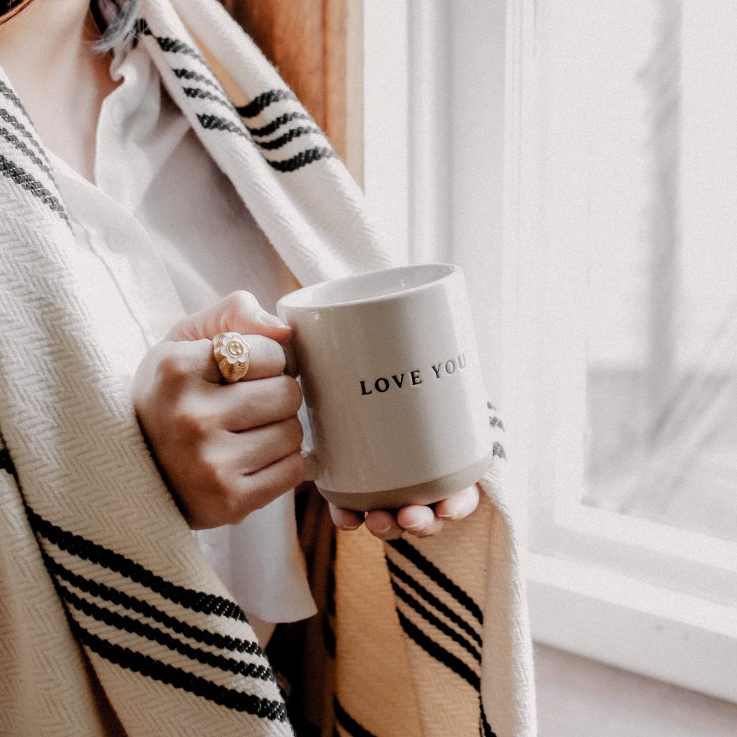 Love You 14oz. Stoneware Coffee Mug - Tenth &amp; Pine - Coffee Mugs - 