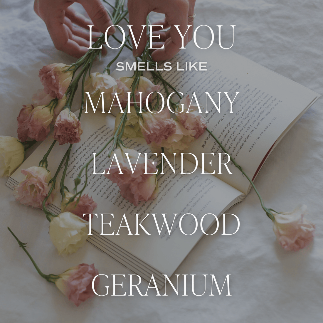 Love You Soy Candle - Clear Jar - 9 oz - Tenth & Pine - Candles -