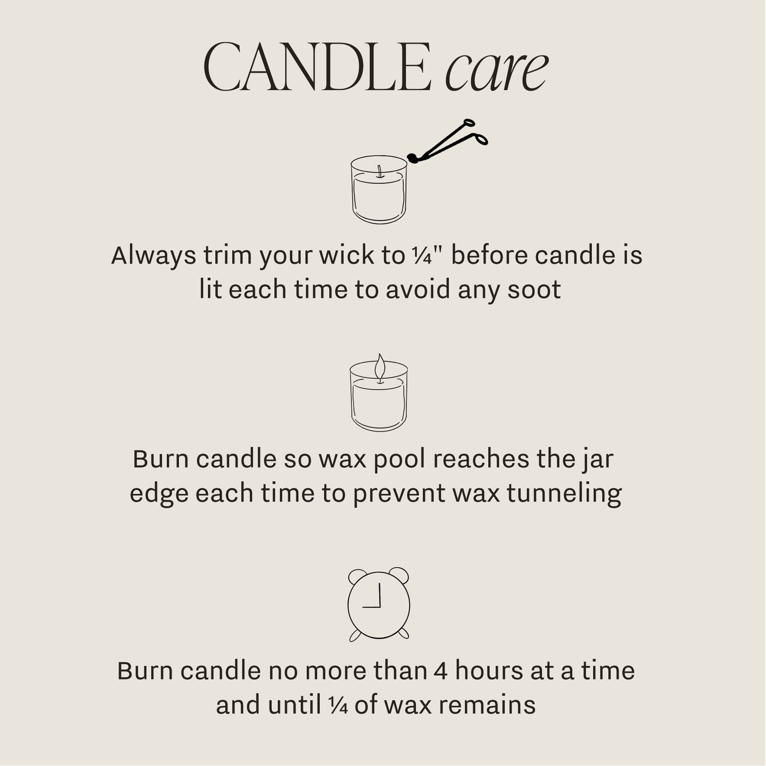 Love You Soy Candle Patterned - Clear Jar - 9 oz - Tenth &amp; Pine - Candles - 