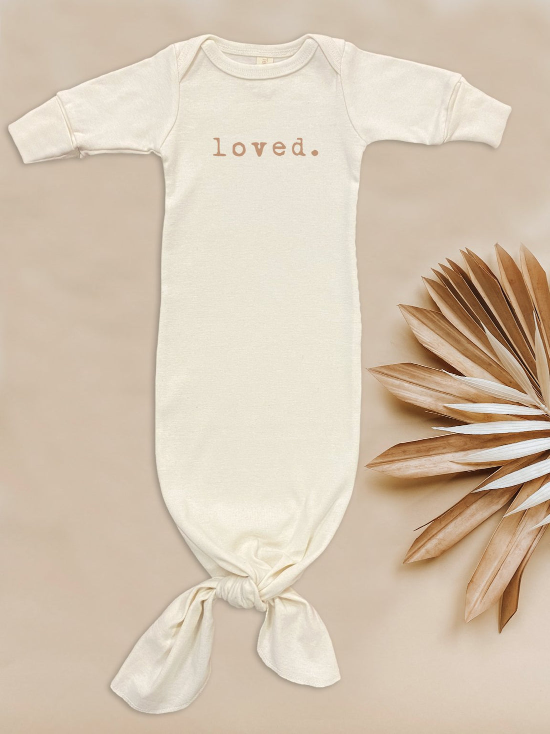 Loved - Organic Infant Gown - Clay - Tenth &amp; Pine - Infant Gown