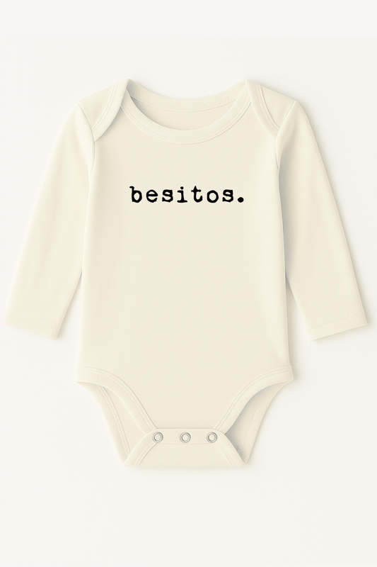 Besitos Organic Cotton Baby Bodysuit Long Sleeve