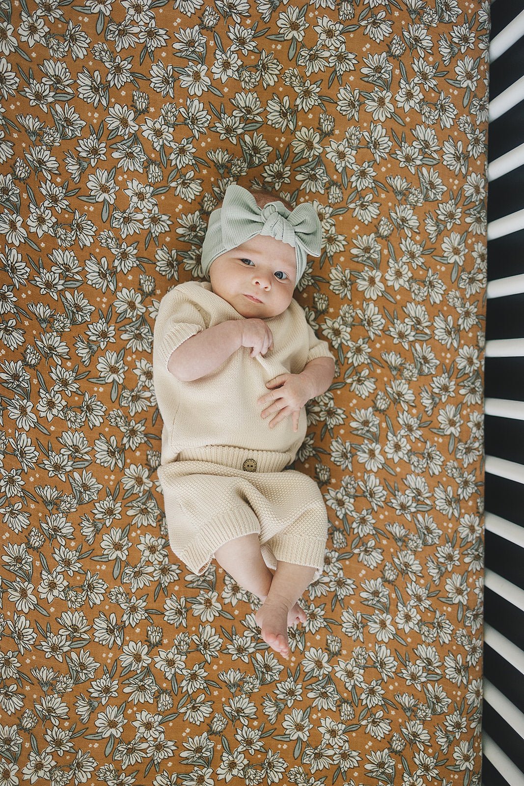 Magnolia Muslin Crib Sheet - Tenth &amp; Pine - 