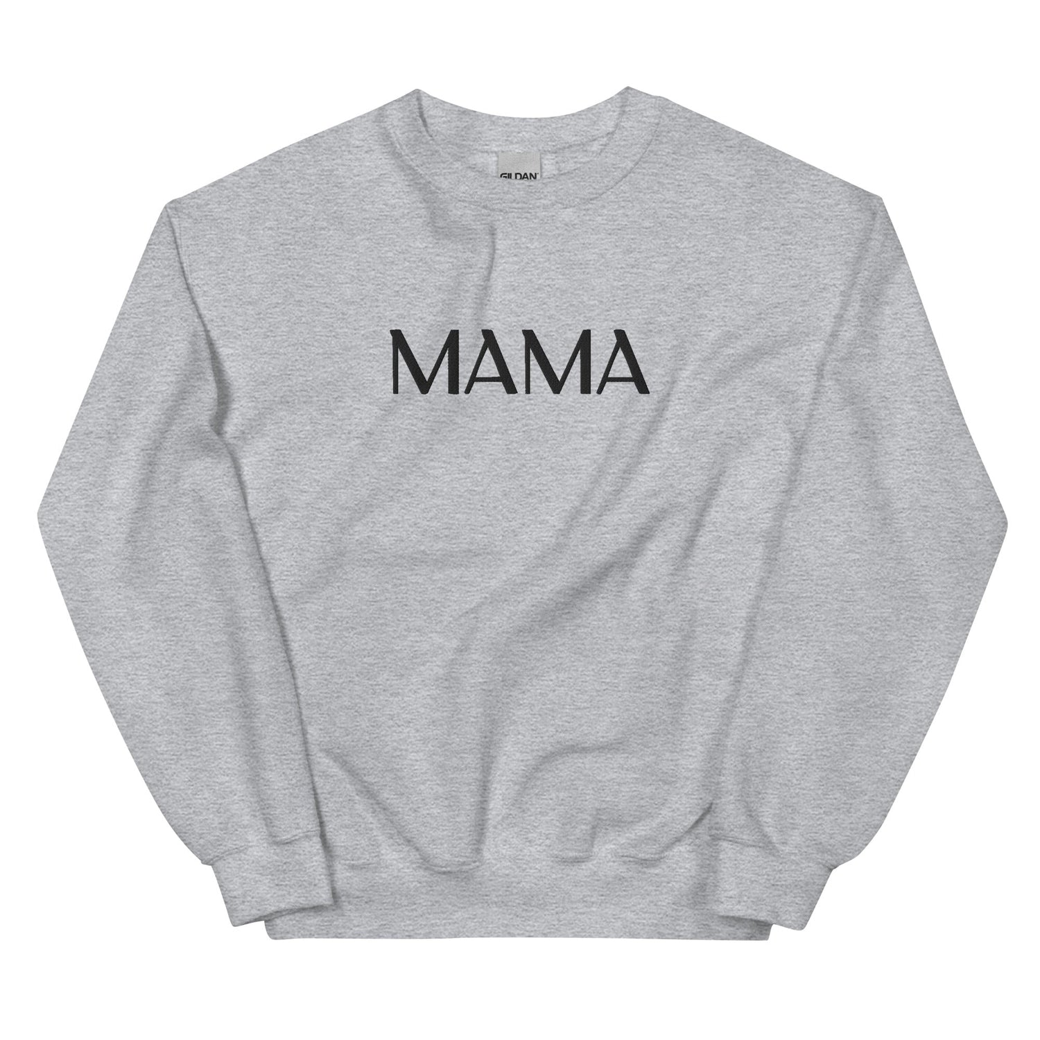 MAMA Embroidered | Black Thread | Adult Sweatshirt - Tenth &amp; Pine - 