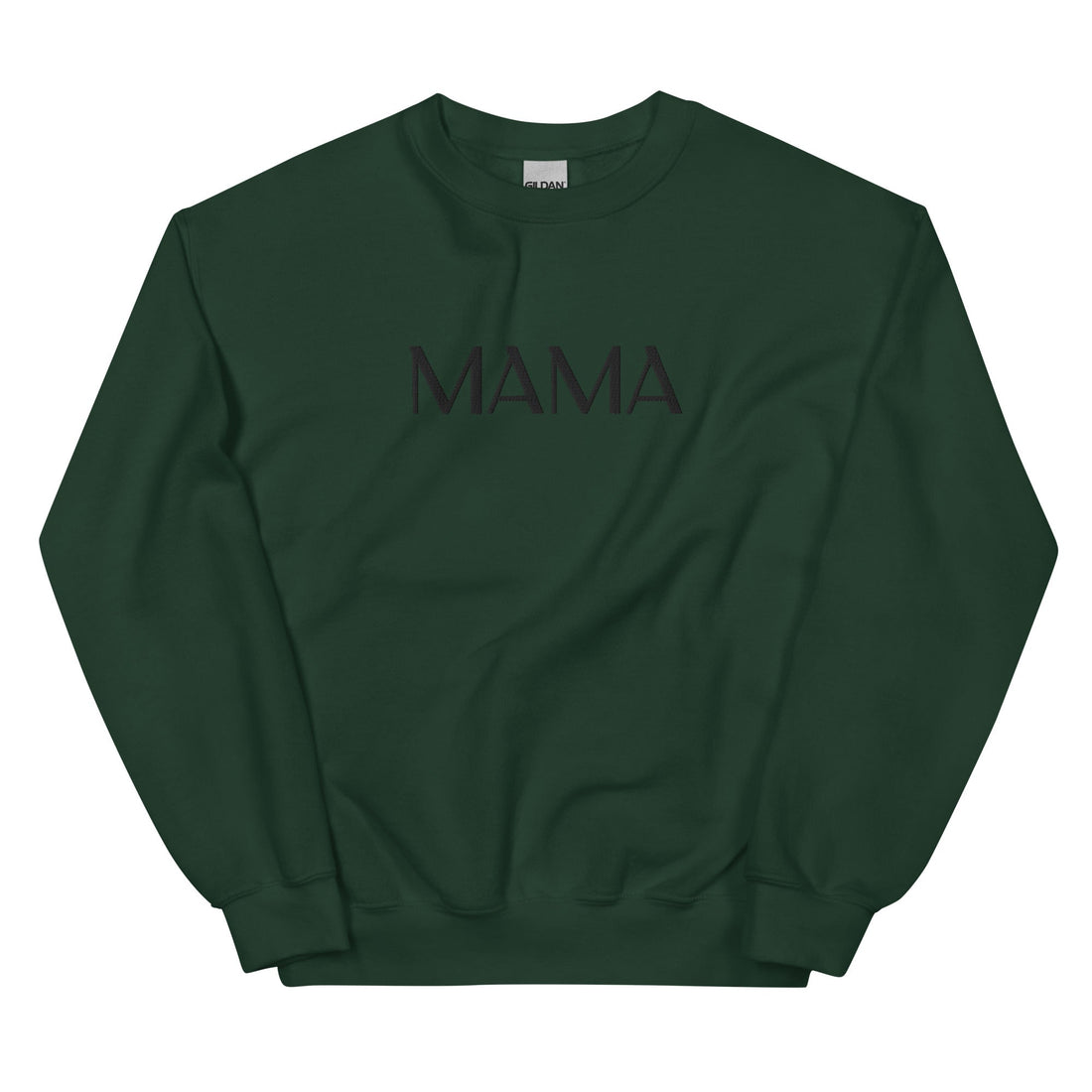 MAMA Embroidered | Black Thread | Adult Sweatshirt - Tenth &amp; Pine - 