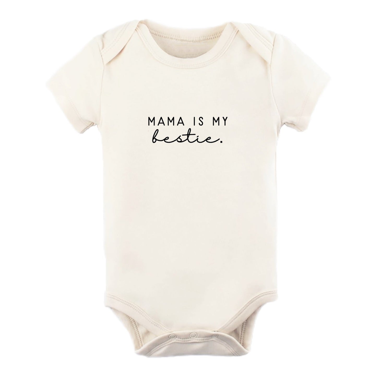 Mama is My Bestie - Organic Cotton Bodysuit - Tenth & Pine - Short Sleeve Onesie - 0 - 3M