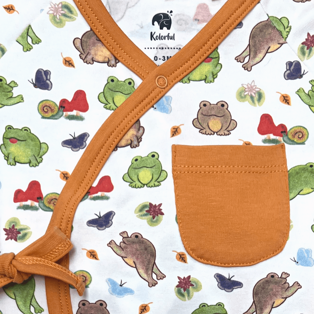 Meadow Kimono | Organic Pima Cotton - Tenth &amp; Pine - Winter Outfits - 0 - 3M - Kolorful