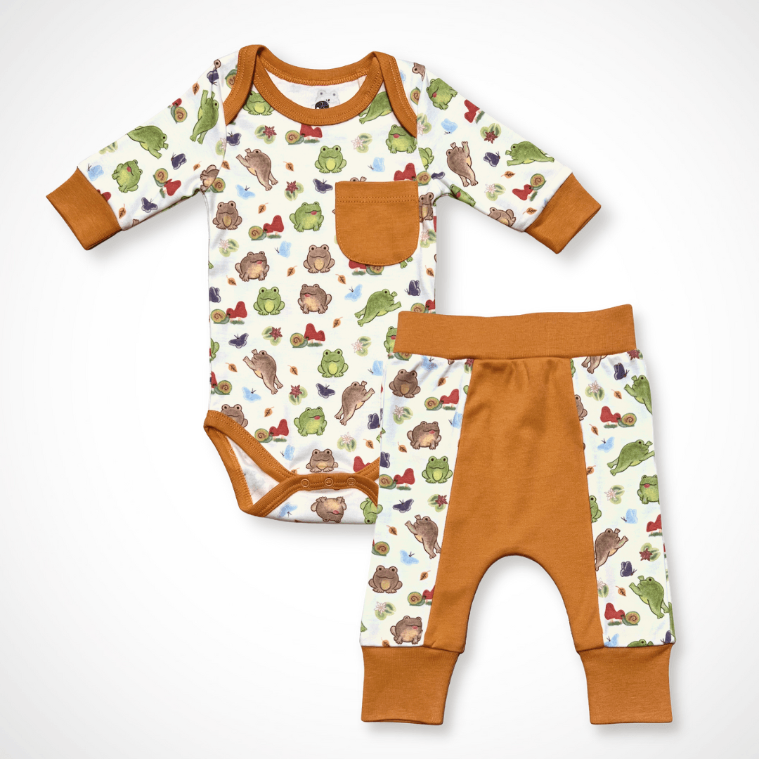 Meadow Set | Organic Pima Cotton - Tenth & Pine - Winter Outfits - 0 - 3M - Kolorful