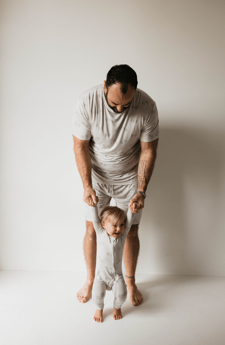 Men's Bamboo Short Pajama | Arm Day - Tenth & Pine - Clothing - Adult Shorts - Medium Adult