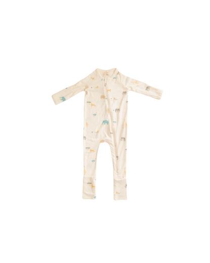 Modal Convertible Footy Pajamas in Zoo