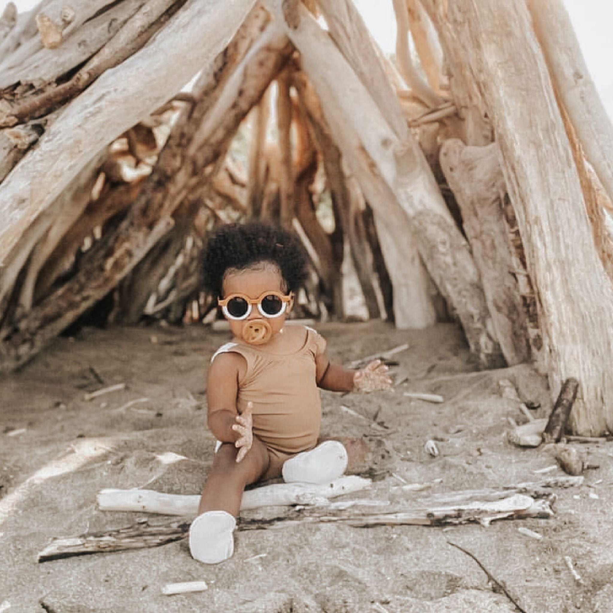 Modern Pacifier | Sandstone - Tenth &amp; Pine - Sandstone