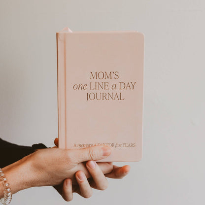 'Mom's One Line A Day' Leather Journal - Tenth & Pine - 