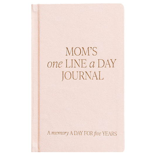 Mom's One Line A Day Leather Journal - Tenth & Pine - Notebooks - 