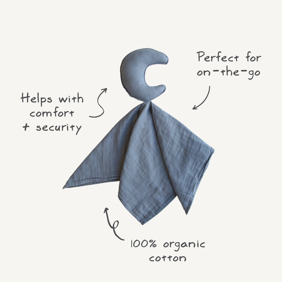 Moon Lovey Blanket - Tenth &amp; Pine - blankets - Tradewinds