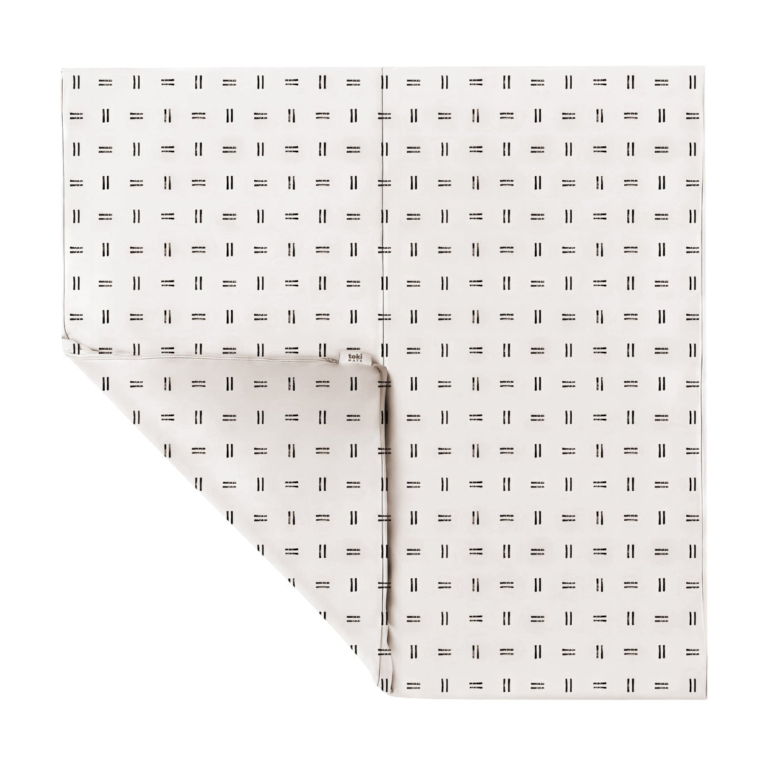 Mudcloth Vegan Leather Mat - Tenth &amp; Pine - Vegan Leather Padded Mat - Standard