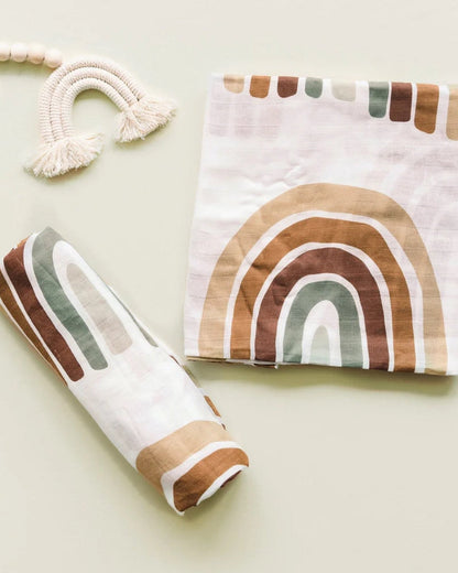 Muslin Blanket | Rainbow - Tenth &amp; Pine - Muslin Blanket - One Size