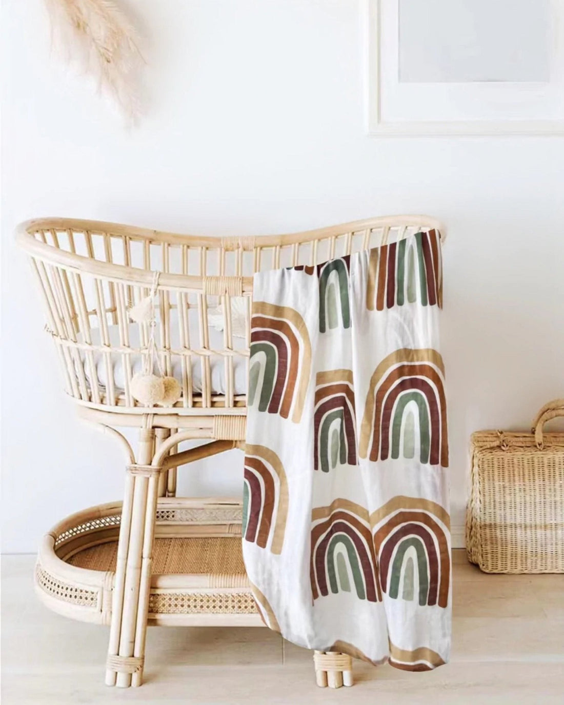 Muslin Blanket | Rainbow - Tenth &amp; Pine - Muslin Blanket - One Size