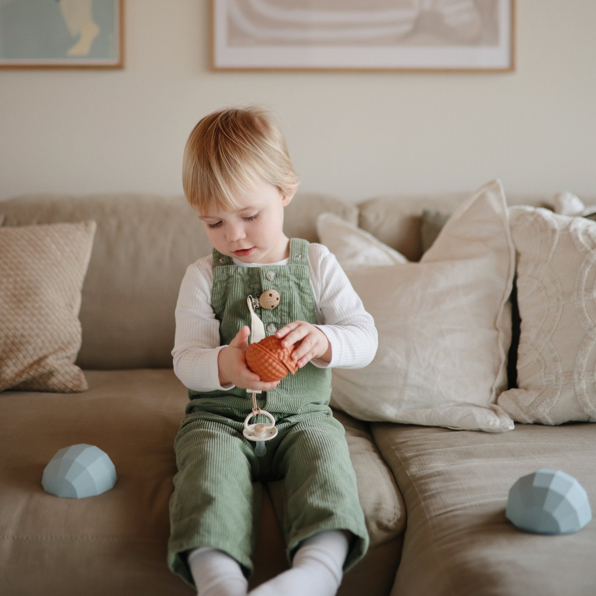 Nesting Spheres Sensory Toy - Tenth &amp; Pine - toys - Blush