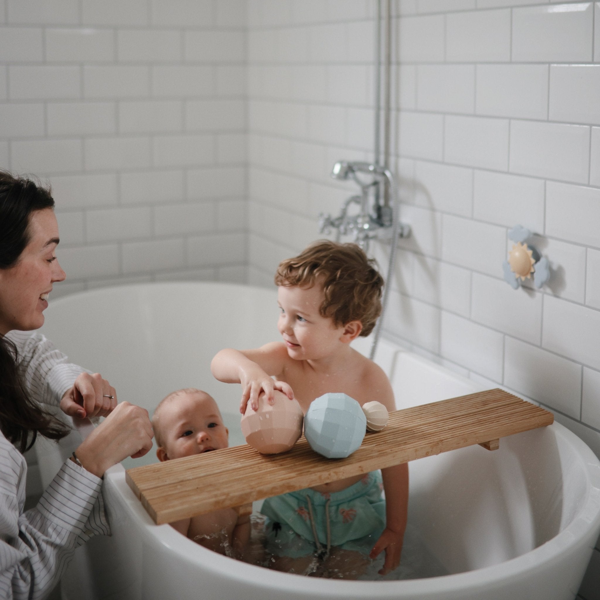 Nesting Spheres Sensory Toy - Tenth &amp; Pine - toys - Blush