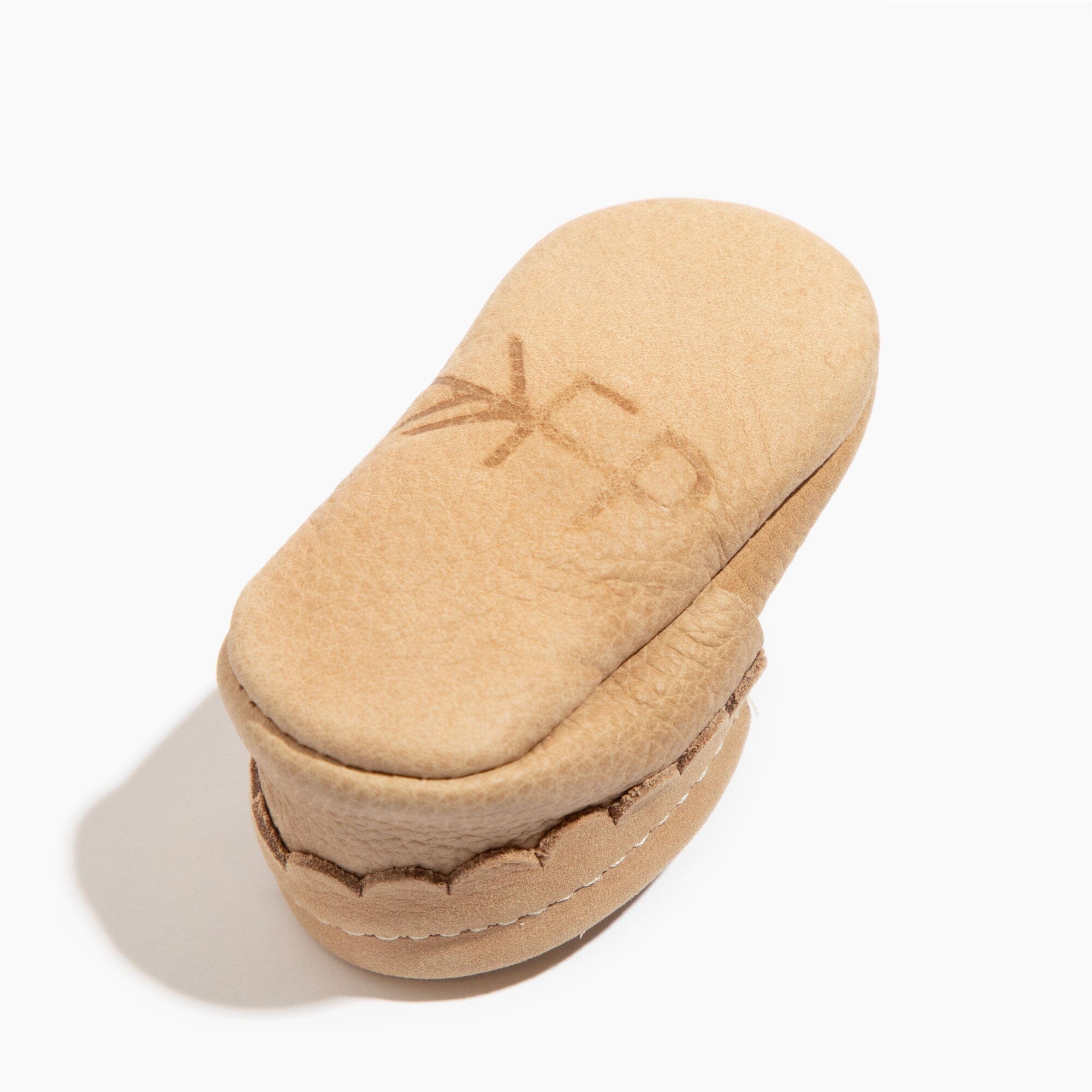 Newborn Weathered Brown Mary Jane Baby Shoe - Tenth &amp; Pine - Mary Jane - Soft Sole - Newborn