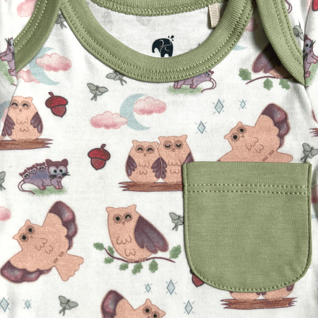 Nocturnal Set | Organic Pima Cotton - Tenth &amp; Pine - Winter Outfits - 0 - 3M - Kolorful