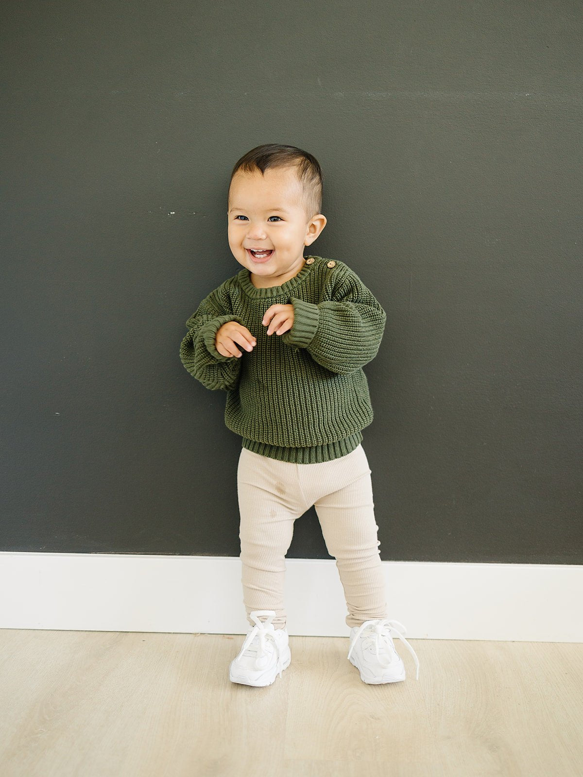Oatmeal Organic Leggings - Tenth &amp; Pine - Leggings - 0 - 3 - Mebie Baby