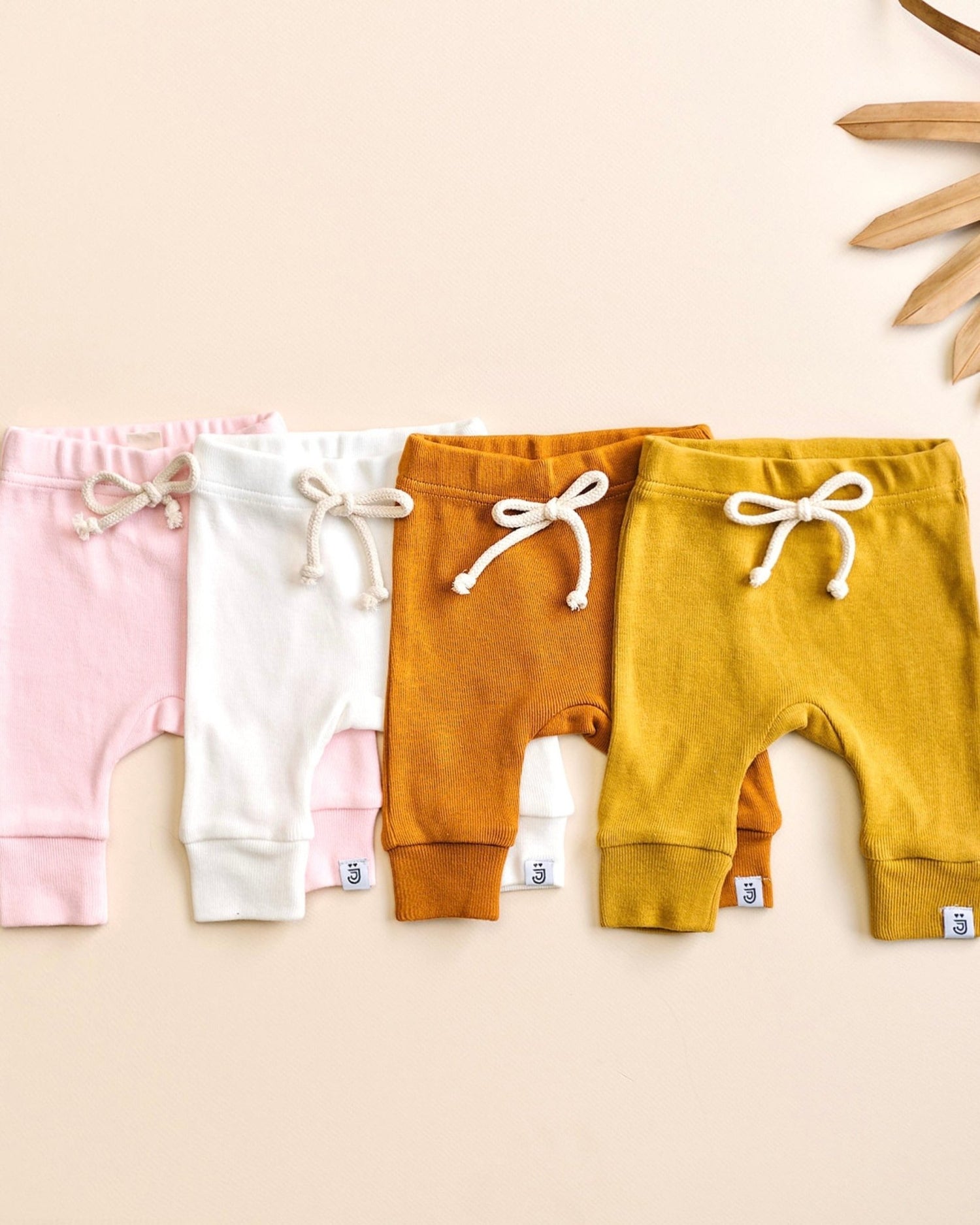 Organic Joggers - Tenth &amp; Pine - Pants - Newborn - Milk