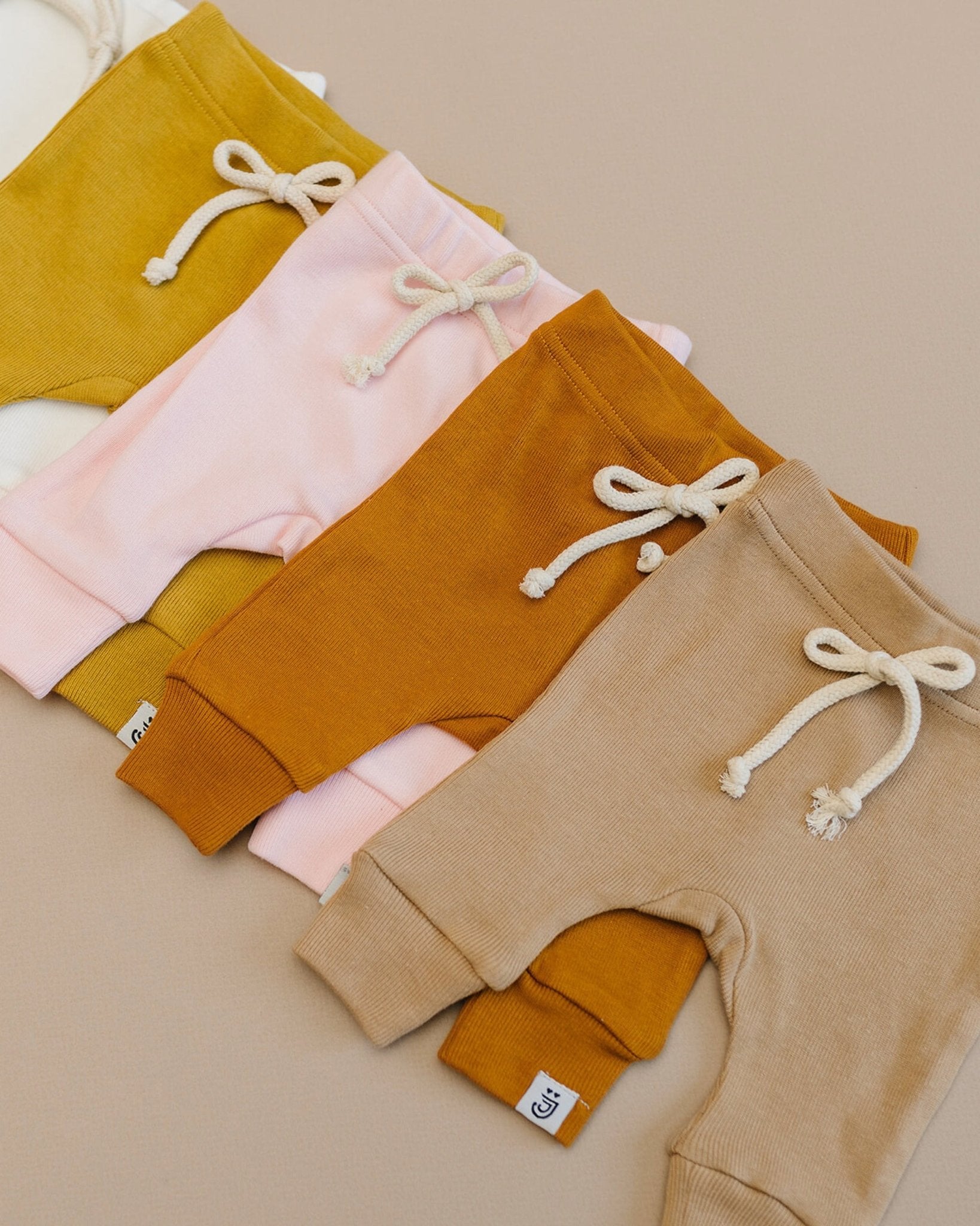 Organic Joggers - Tenth &amp; Pine - Pants - Newborn - Milk