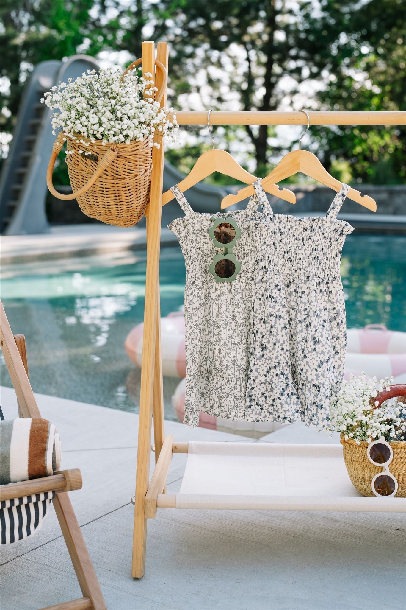 Palm Tree Linen Dress - Tenth &amp; Pine - Dress - 0 - 3