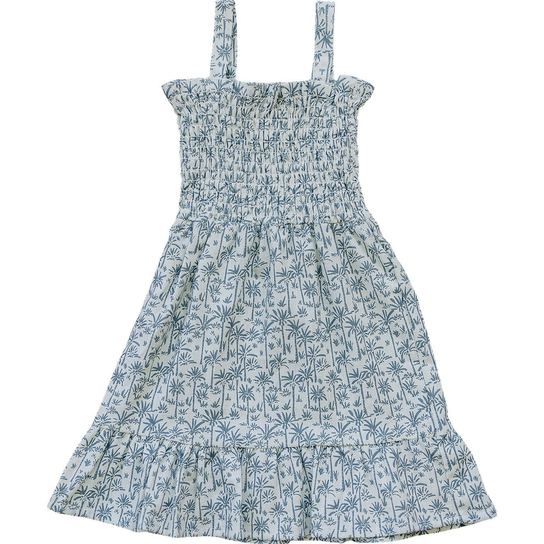 Palm Tree Linen Dress - Tenth &amp; Pine - Dress - 0 - 3