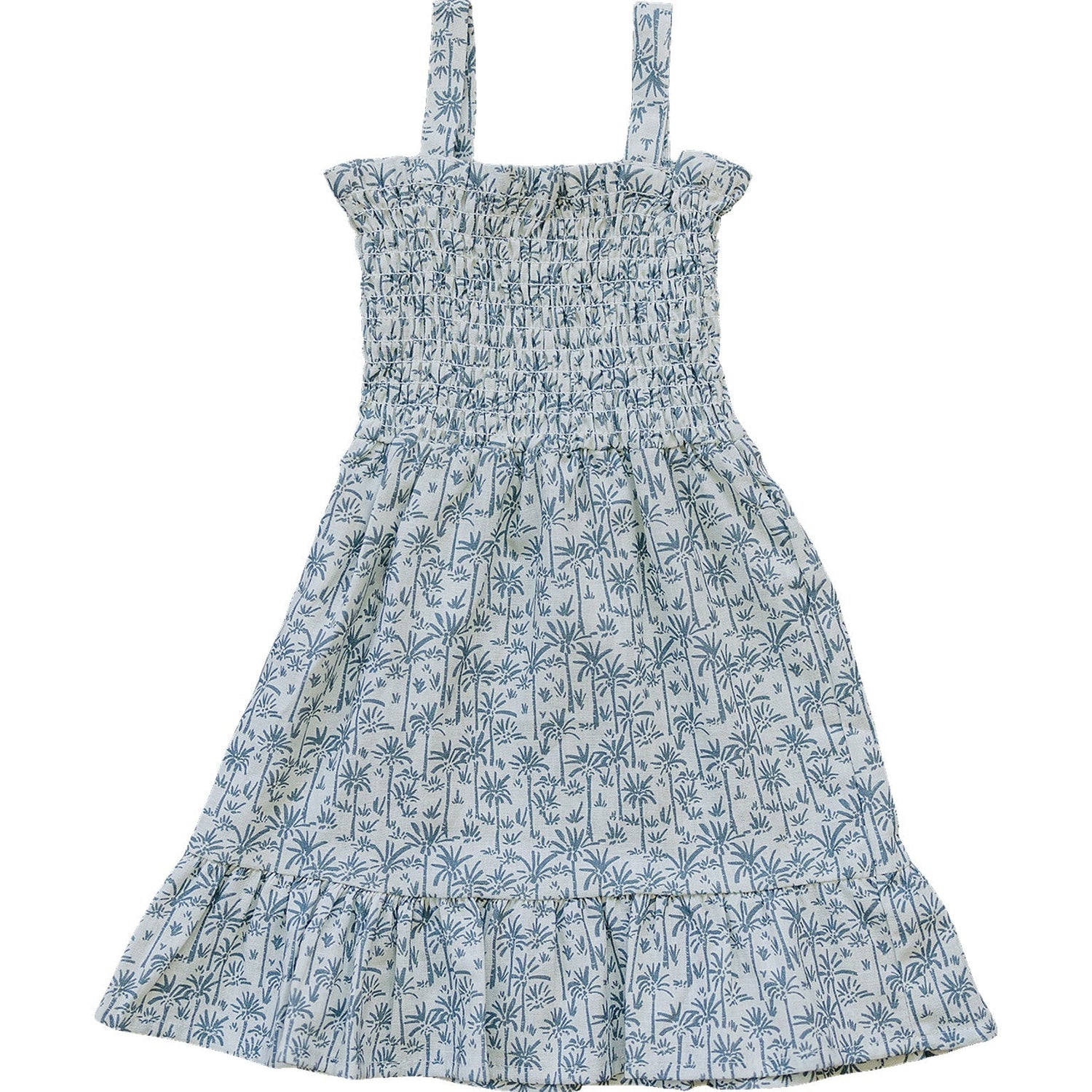 Palm Tree Linen Dress - Tenth &amp; Pine - Dress - 0 - 3