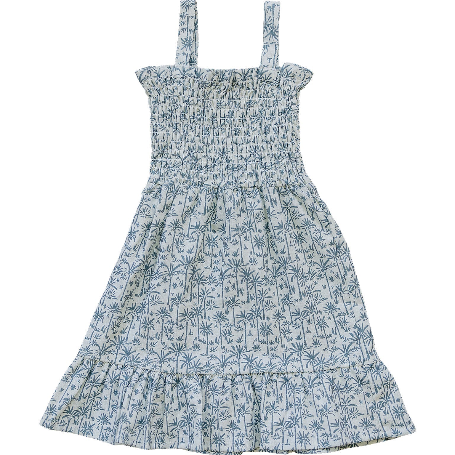 Palm Tree Linen Dress - Tenth &amp; Pine - Dress - 0 - 3