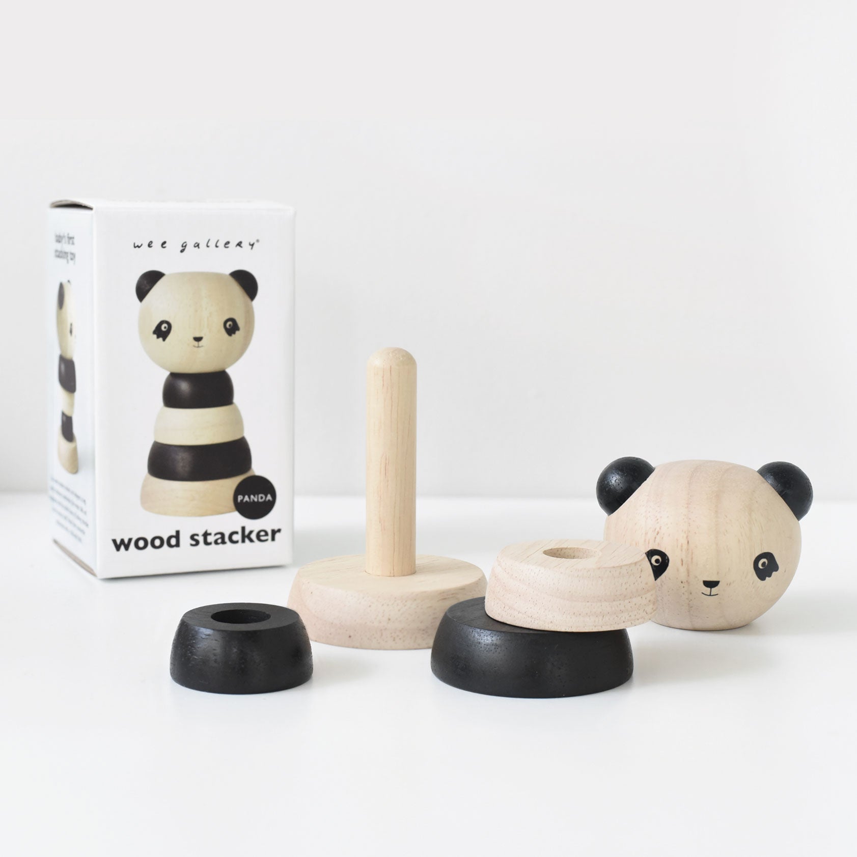 Wood Stacker - Panda