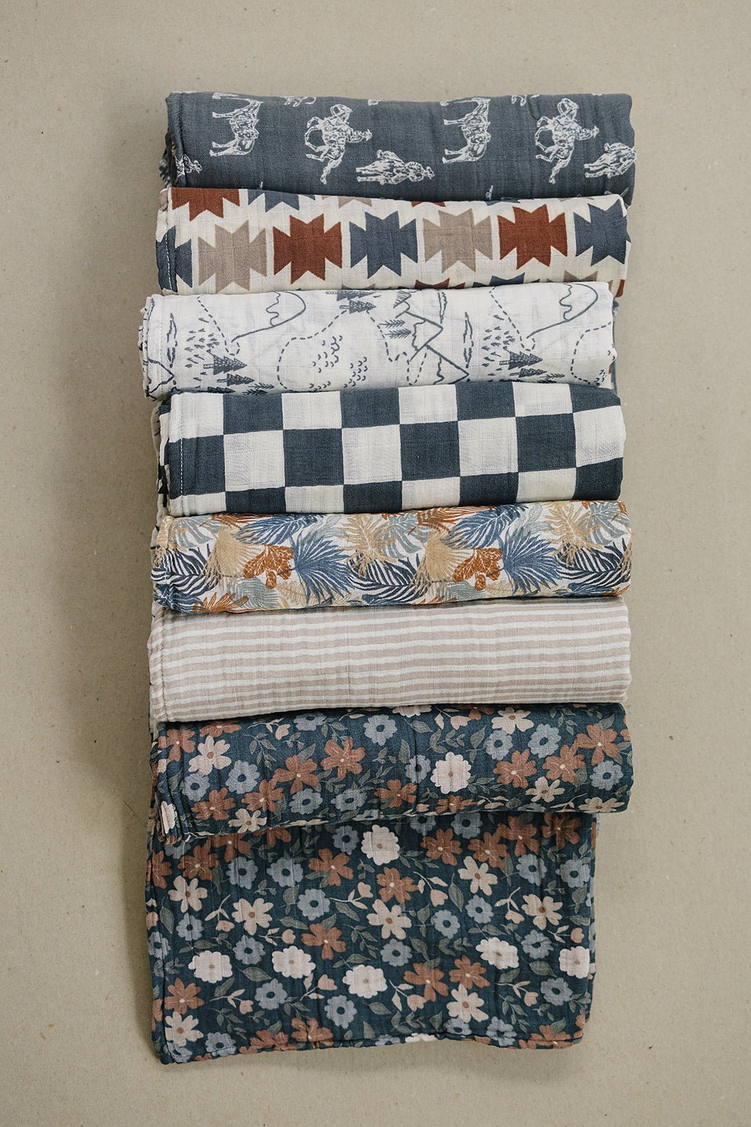 Paradise Palms Muslin Swaddle Blanket - Tenth &amp; Pine - 