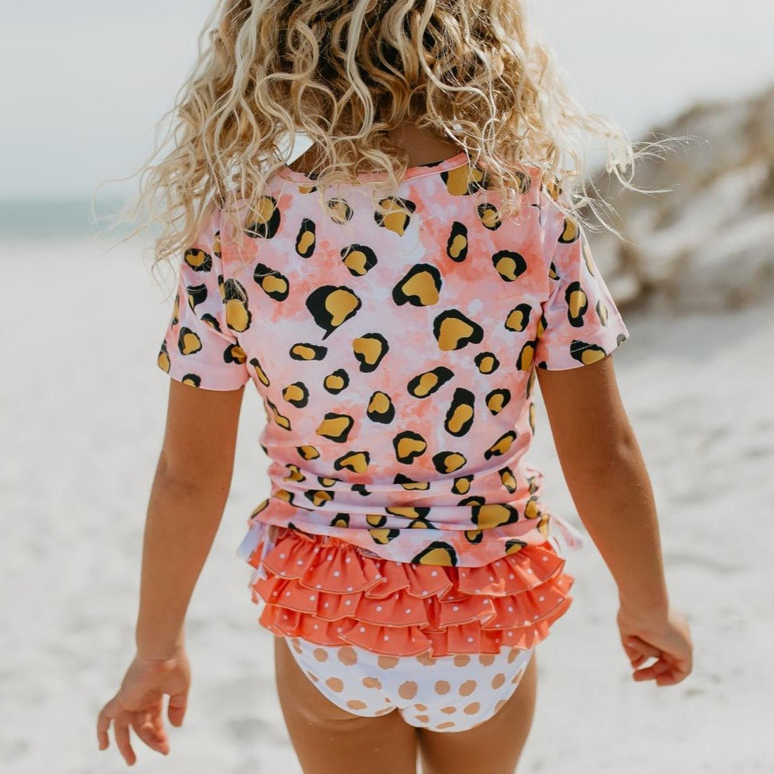 Pink Lep Rash Guard Swimsuit - Tenth & Pine - Swimsuit - 18 Months - Oopsie Daisy