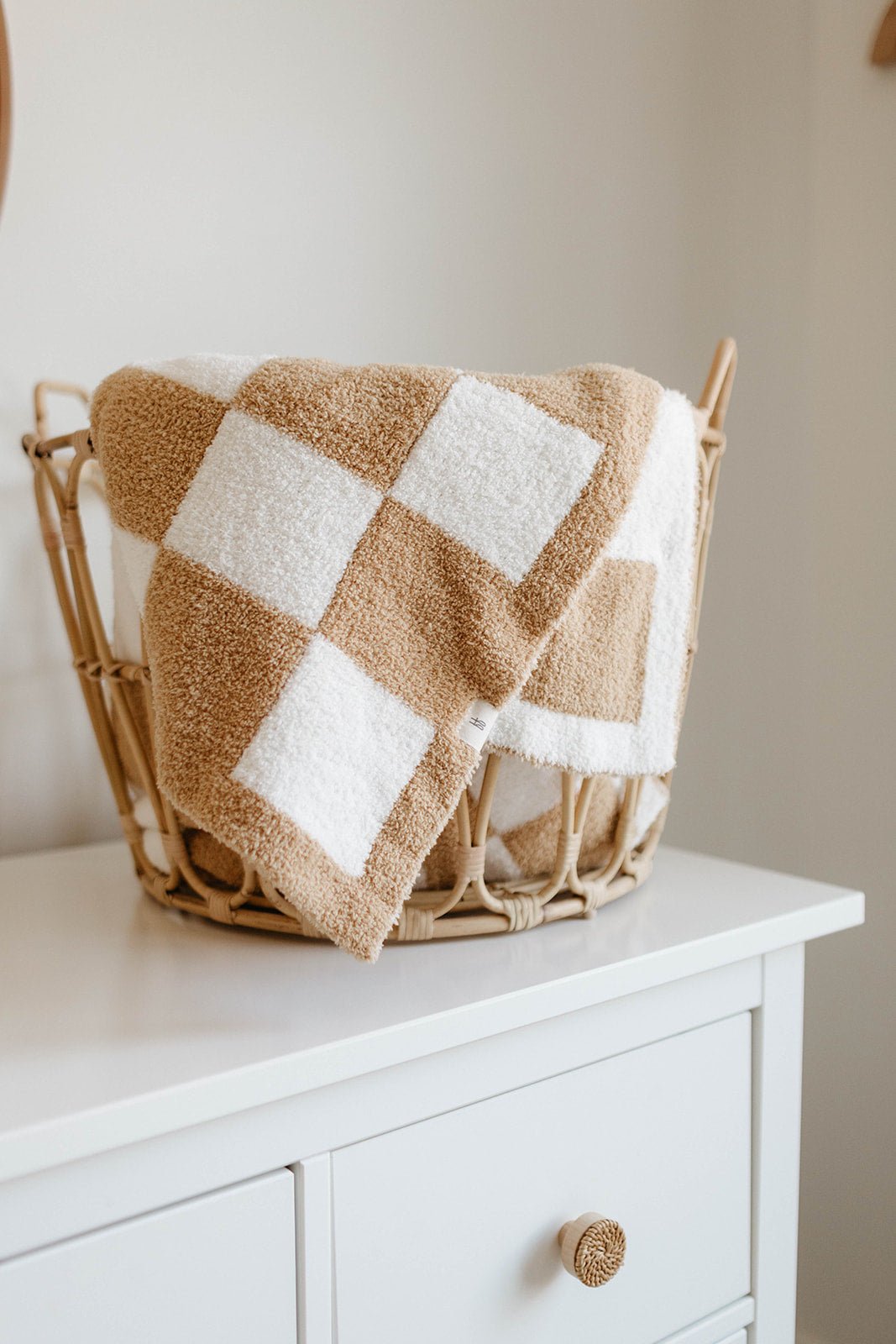 Plush Blanket | Original Checkerboard - Tenth &amp; Pine - Swaddling Blankets - Baby/Toddler 45x45 inches