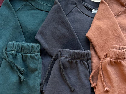 *Preorder* Jogger Sets | Organic Cotton Fleece - Tenth &amp; Pine - 