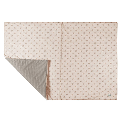 Rainbow Peach Organic Cotton Mat - Tenth & Pine - Organic Cotton Padded Mat - Epic