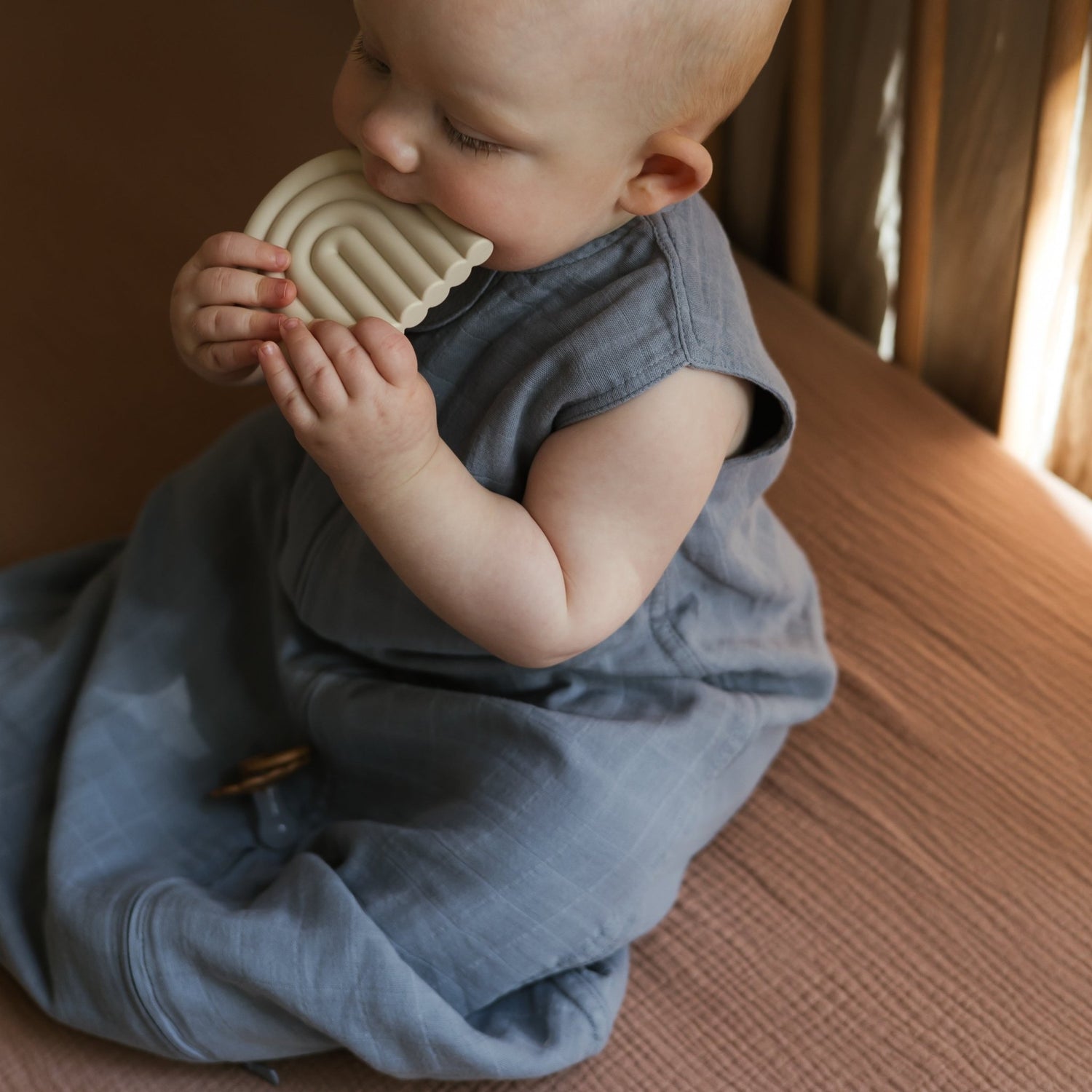Rainbow Teether - Tenth &amp; Pine - teether - Shifting Sand