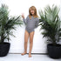 RUFFLE RASH GUARD - Black Dizzy Check - Tenth & Pine - Ruffle Rash Guard - 6/12m - millie + roo