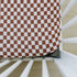 Rust Checkered Bamboo Stretch Crib Sheet - Tenth & Pine - 