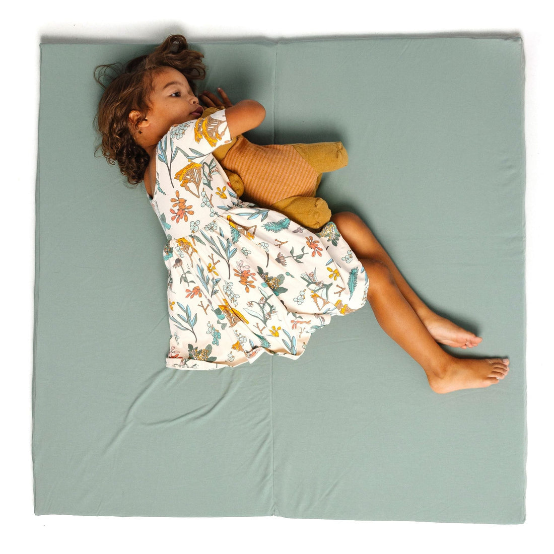 Sage Jersey Mat - Tenth &amp; Pine - Organic Cotton Padded Mat - Standard