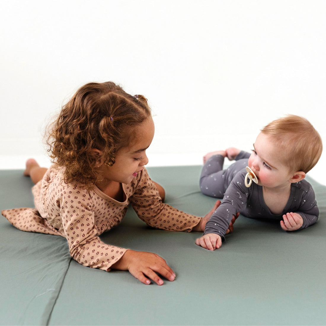 Sage Jersey Mat - Tenth &amp; Pine - Organic Cotton Padded Mat - Standard