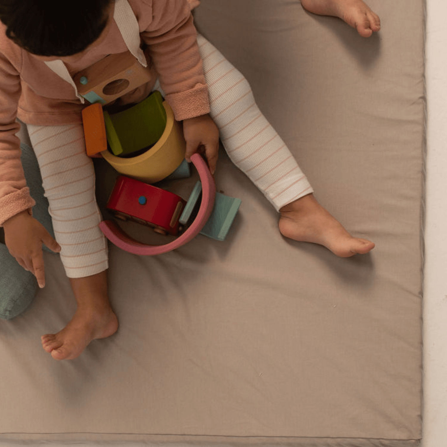 Sandcastle Jersey Mat - Tenth &amp; Pine - Organic Cotton Padded Mat - Standard